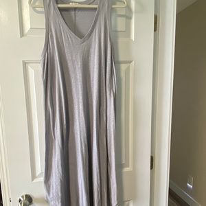 Z Supply Reverie Midi Dress Lavender Ash